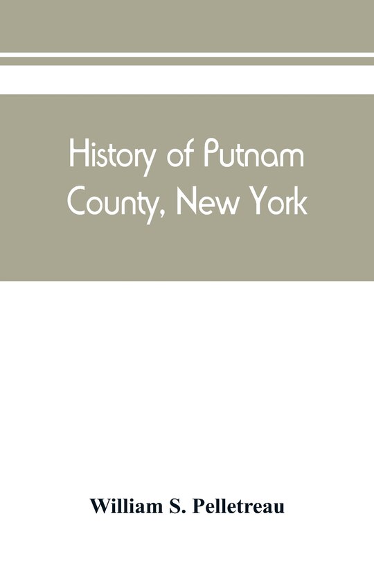 Front cover_History Of Putnam County, New York