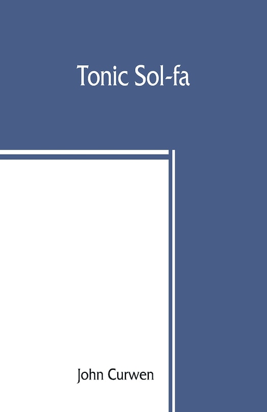 Front cover_Tonic Sol-fa