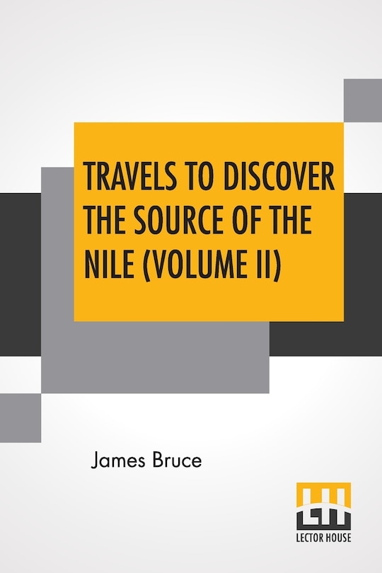 Couverture_Travels To Discover The Source Of The Nile (Volume II)