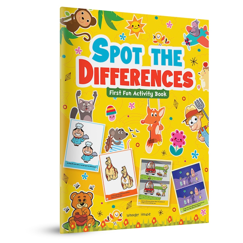 Front cover_Spot The Difference : First Fun Activity Books For Kids