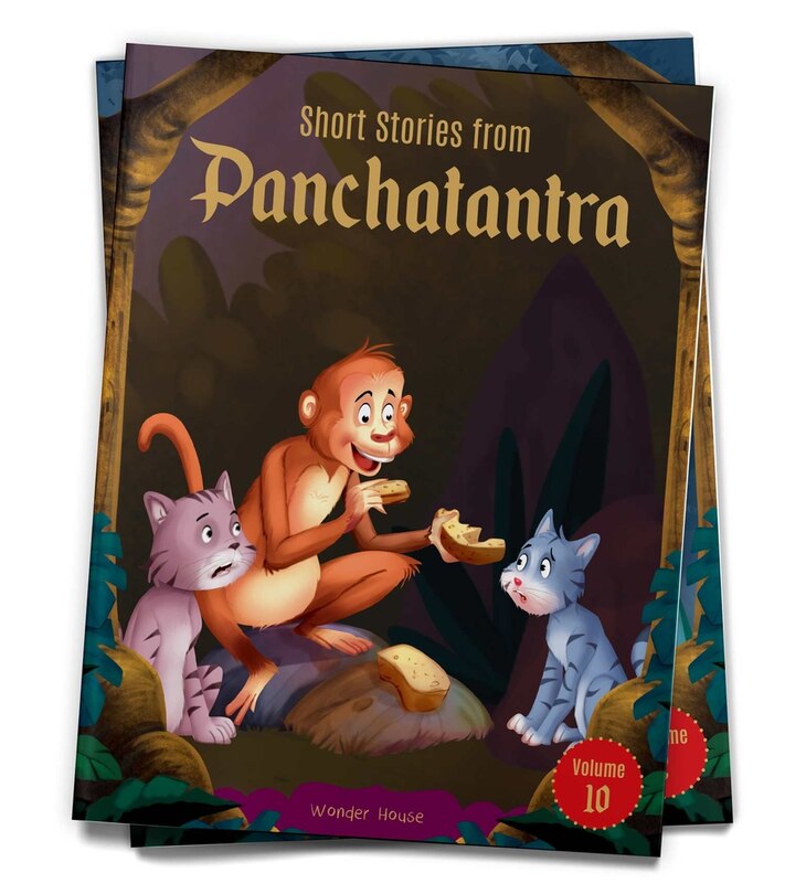 Front cover_Short Stories From Panchatantra: Volume 10