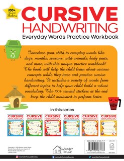 Cursive Handwriting: Everyday Words: Practice Workbook For Children