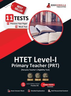 Front cover_HTET Level-I Exam 2023 (English Edition) - Haryana Primary Teacher (PRT) - 8 Mock Tests and 3 Previous Year Papers (1600 Solved Questions) with Free Access to Online Tests