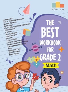 Front cover_Best Grade 2 Math Workbook