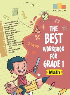 Front cover_The Best Workbook for Grade-1 Math