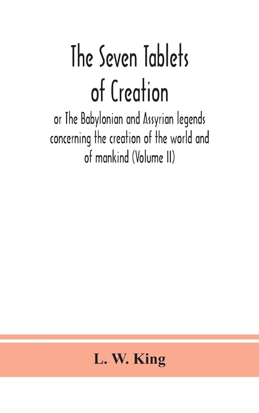 Front cover_The seven tablets of creation