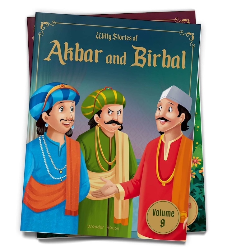 Front cover_Witty Stories of Akbar and Birbal: Volume 9