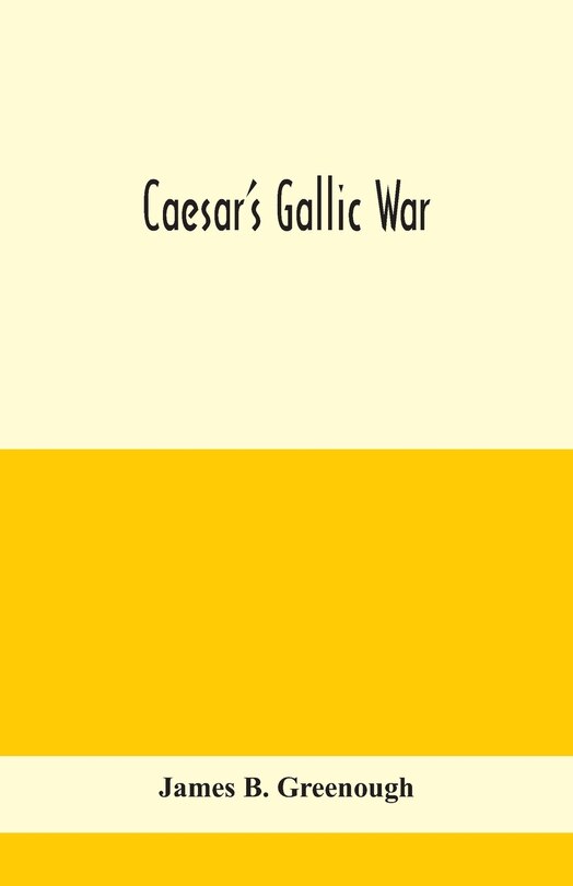 Front cover_Caesar's Gallic war