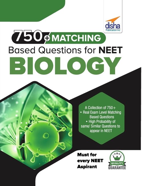 Front cover_750+ Matching Based Questions for NEET Biology