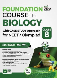 Front cover_Foundation Course in Biology with Case Study Approach for NEET/ Olympiad Class 8 - 5th Edition