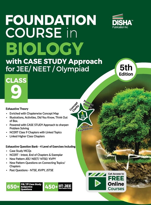 Front cover_Foundation Course in Biology with Case Study Approach for NEET/ Olympiad Class 9 - 5th Edition