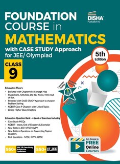 Front cover_Foundation Course in Mathematics with Case Study Approach for JEE/ Olympiad Class 9 - 5th Edition