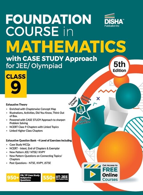 Front cover_Foundation Course in Mathematics with Case Study Approach for JEE/ Olympiad Class 9 - 5th Edition
