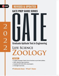 Couverture_GATE 2022 Life Science Zoology- Guide by Dr. Prabhanshu Kumar, Dr. Nibedita Mukhopadhyay