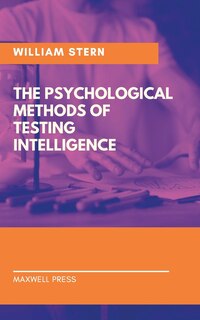 Couverture_The Psychological Methods of Testing Intelligence
