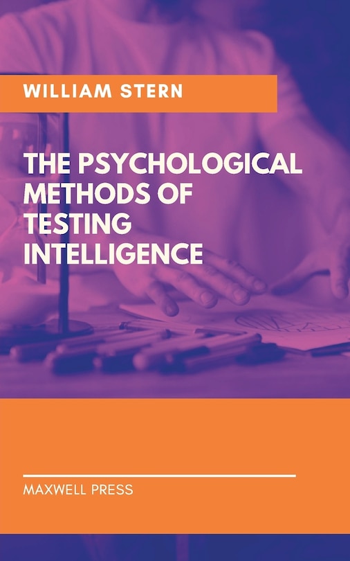 Couverture_The Psychological Methods of Testing Intelligence