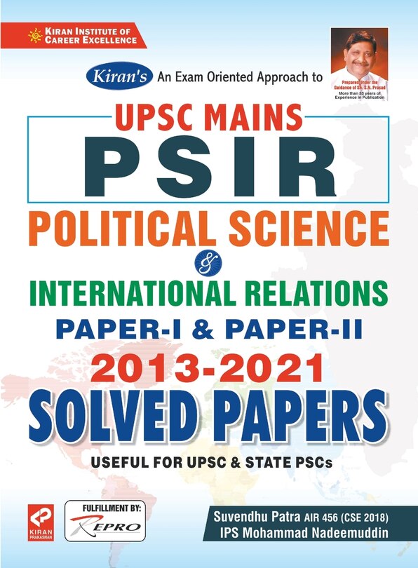Couverture_UPSC Mains PSIR (Paper I & II) Solved Papers 2013-2020