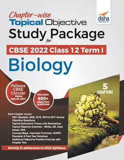 Front cover_Chapter-wise Topical Objective Study Package for CBSE 2022 Class 12 Term I Biology
