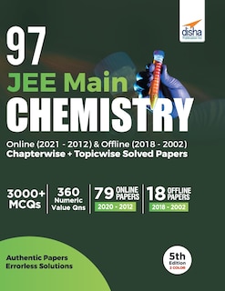 Couverture_97 JEE Main Chemistry Online (2021 - 2012) & Offline (2018 - 2002) Chapterwise + Topicwise Solved Papers 5th Edition