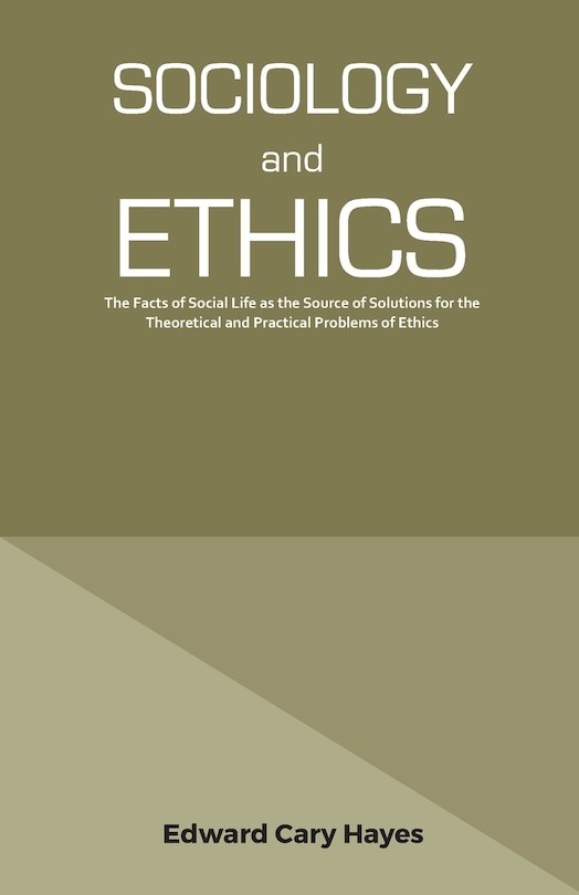 Front cover_Sociology and Ethics