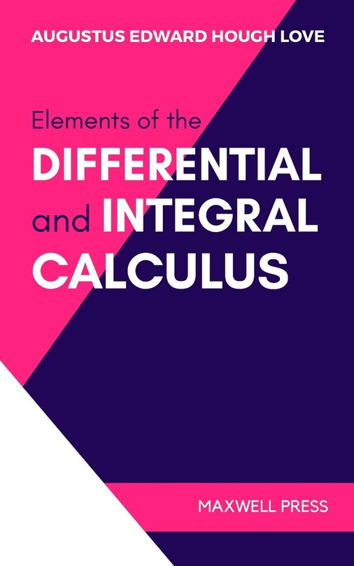 Front cover_Elements of the Differential and Integral Calculus