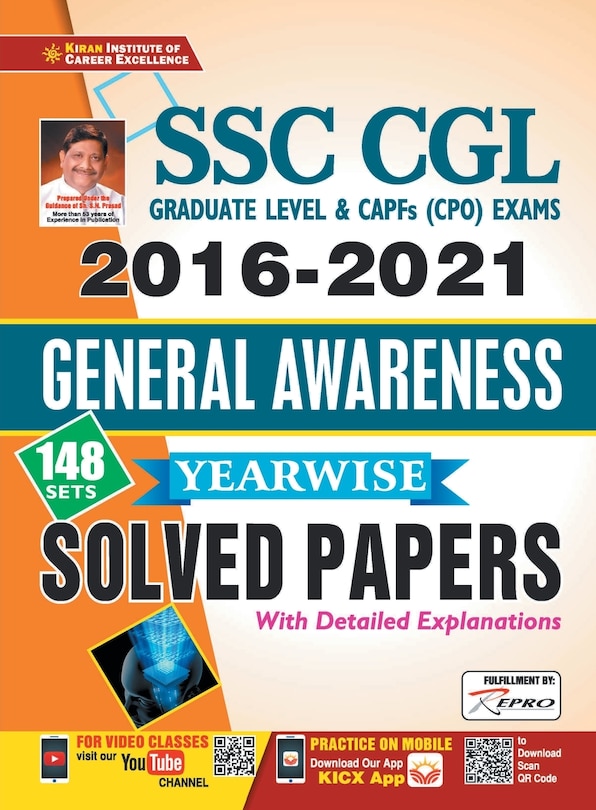 Front cover_SSC CGL Tier-I & CPO (GK 148 Sets) Eng-2021-Repair-Old Code 2815 & 2982