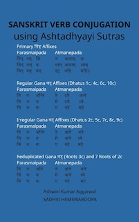 Couverture_Sanskrit Verb conjugation using Ashtadhyayi Sutras
