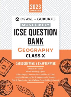 Couverture_Oswal - Gurukul Geography Most Likely Question Bank