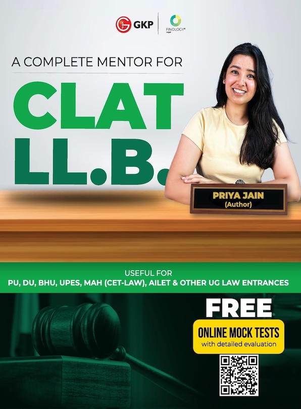 Couverture_CLAT LLB 2024 Guide by Gautam Puri & Priya Jain