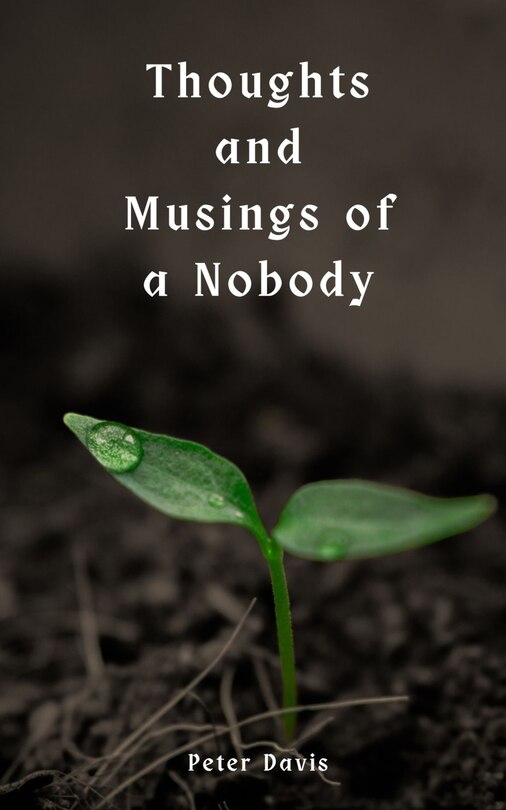 Couverture_Thoughts and Musings of a Nobody