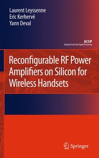 Front cover_Reconfigurable RF Power Amplifiers on Silicon for Wireless Handsets