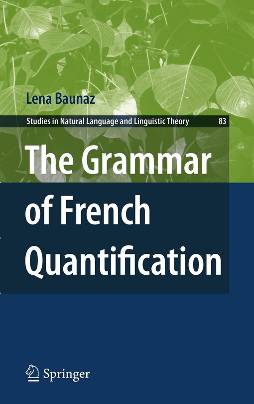 Front cover_The Grammar of French Quantification