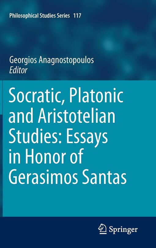 Couverture_Socratic, Platonic And Aristotelian Studies