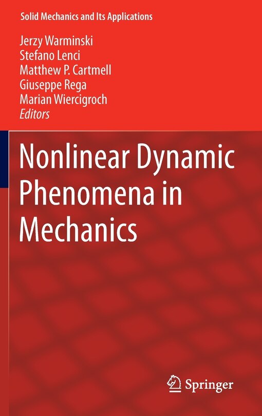 Couverture_Nonlinear Dynamic Phenomena in Mechanics