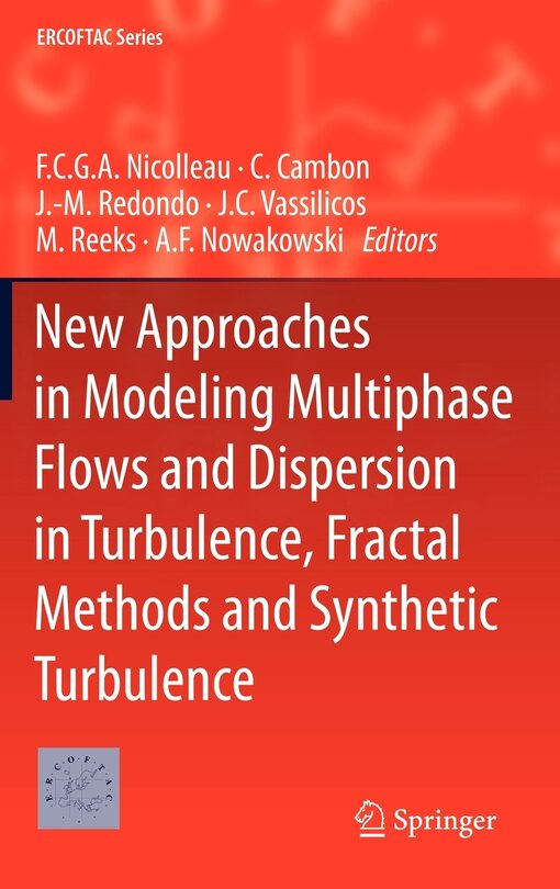 Couverture_New Approaches in Modeling Multiphase Flows and Dispersion in Turbulence, Fractal Methods and Synthetic Turbulence