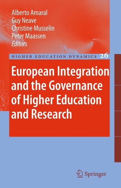 Front cover_European Integration and the Governance of Higher Education and Research
