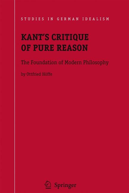 Front cover_Kant's Critique Of Pure Reason