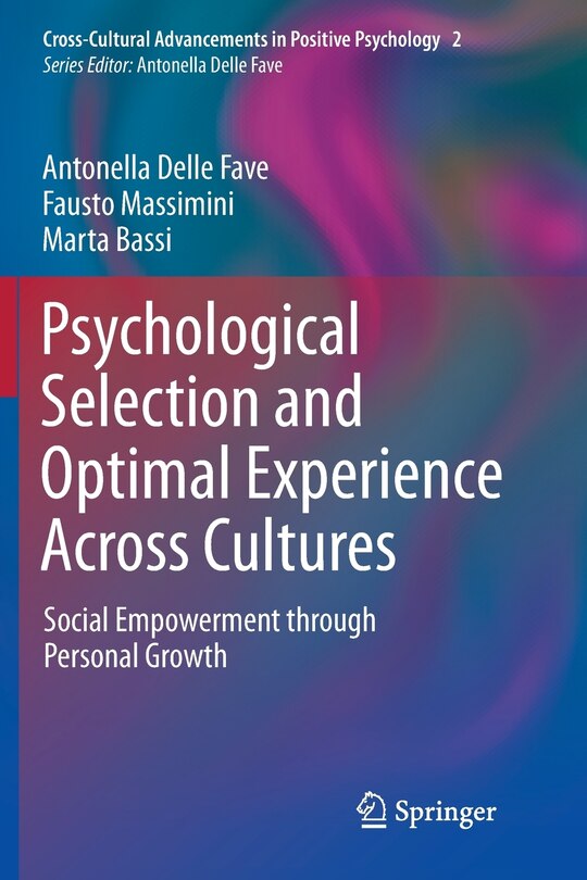 Front cover_Psychological Selection and Optimal Experience Across Cultures