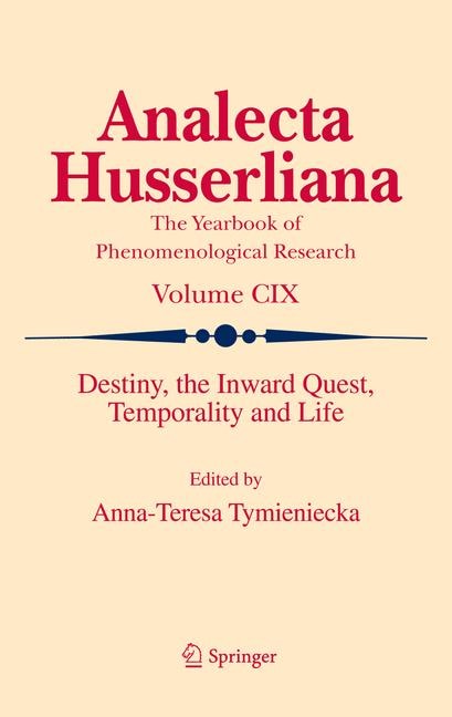 Couverture_Destiny, the Inward Quest, Temporality and Life