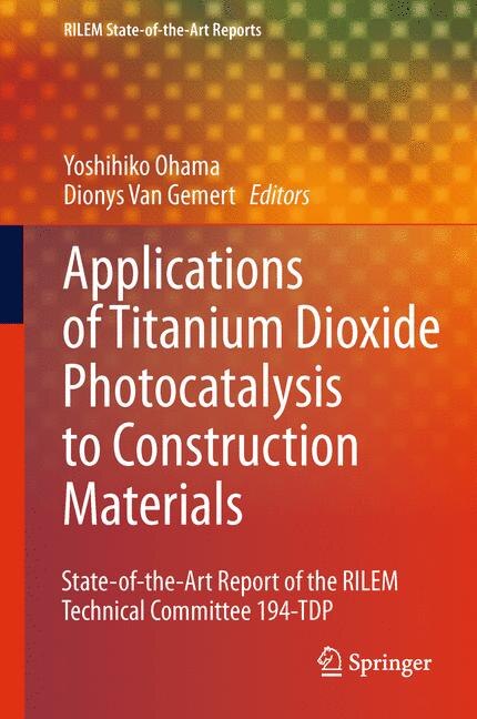 Front cover_Application of Titanium Dioxide Photocatalysis to Construction Materials
