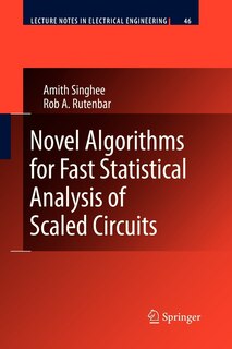 Couverture_Novel Algorithms for Fast Statistical Analysis of Scaled Circuits