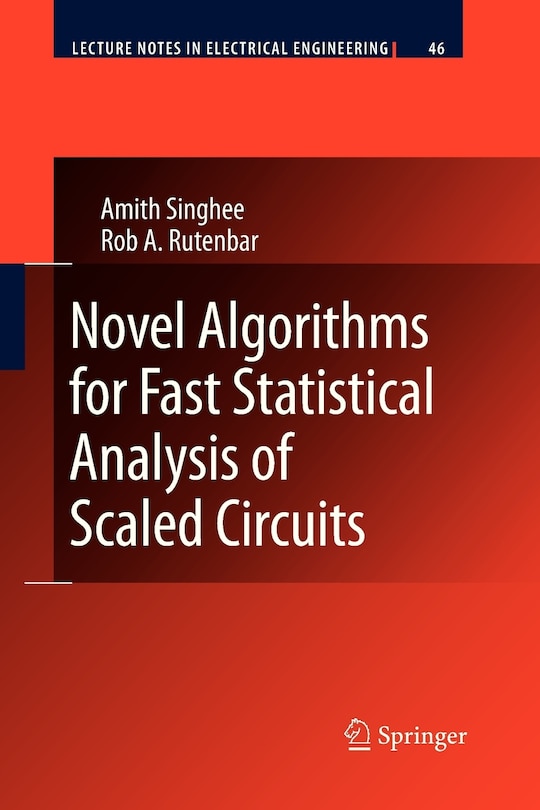 Couverture_Novel Algorithms for Fast Statistical Analysis of Scaled Circuits