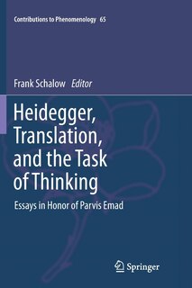 Front cover_Heidegger, Translation, and the Task of Thinking