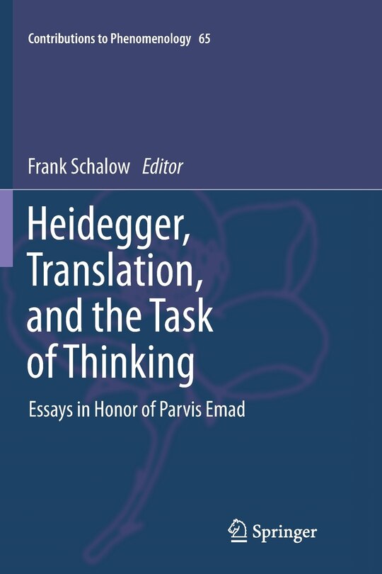 Front cover_Heidegger, Translation, and the Task of Thinking