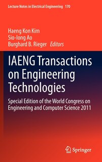 Front cover_IAENG Transactions on Engineering Technologies