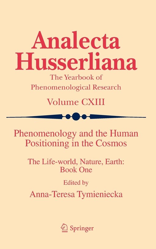 Front cover_Phenomenology and the Human Positioning in the Cosmos