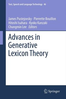 Front cover_Advances in Generative Lexicon Theory