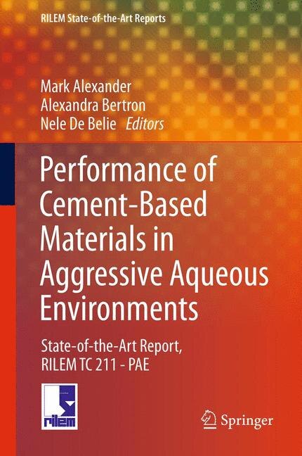 Couverture_Performance of Cement-Based Materials in Aggressive Aqueous Environments