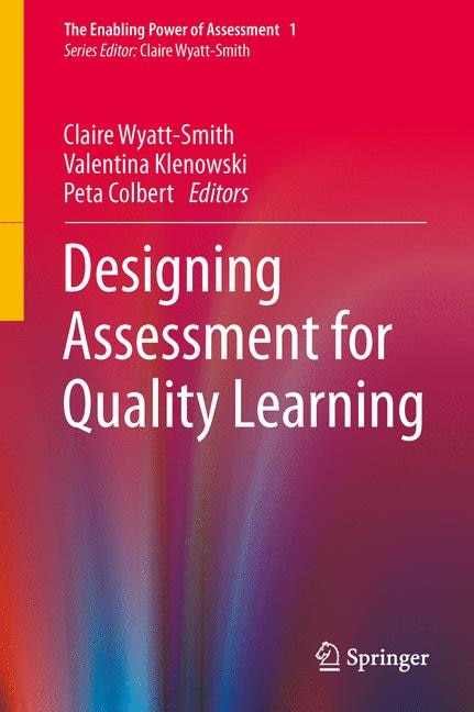 Couverture_Designing Assessment for Quality Learning