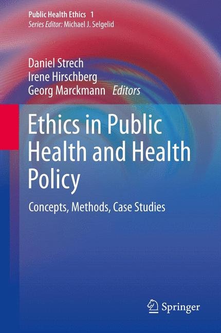 Front cover_Ethics in Public Health and Health Policy